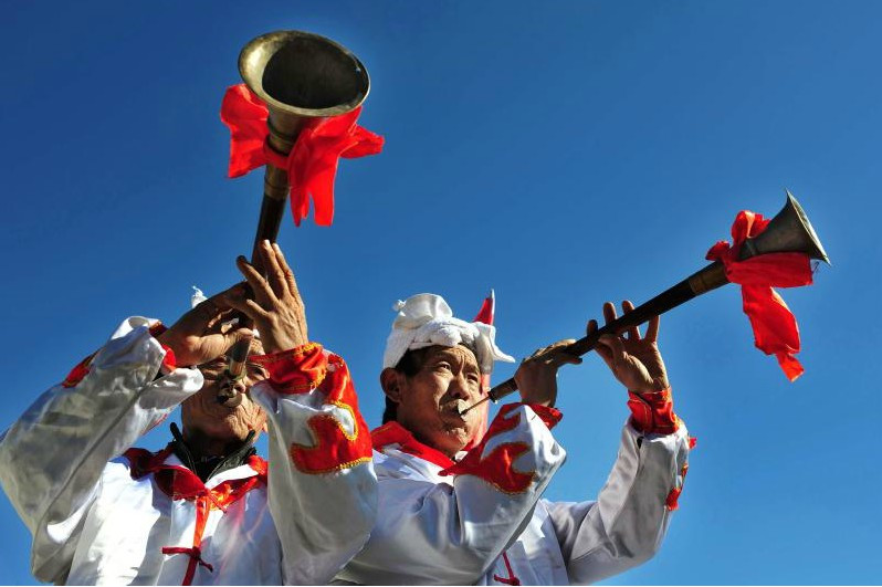 唐山花吹唢呐演奏场景